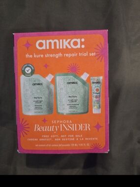 amika Trial Set in Vibrant Pink & Orange Packaging